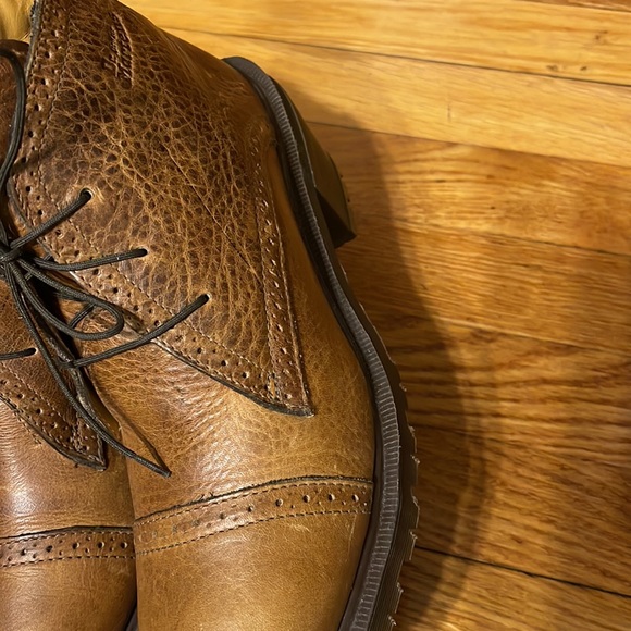 Dr. Martens MIE Granny Brogue Y2K Block Heel Ankle Boots UK 7/US10 - Picture 9 of 14